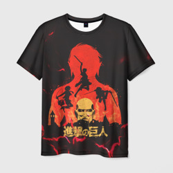 Титан против людей – Мужская футболка 3D с принтом купить со скидкой в -26%