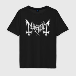Мужская футболка хлопок Oversize Mayhem