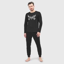 Мужская пижама с лонгсливом хлопок Mayhem - фото 2