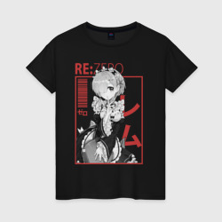 Женская футболка хлопок Re:Zero Rem