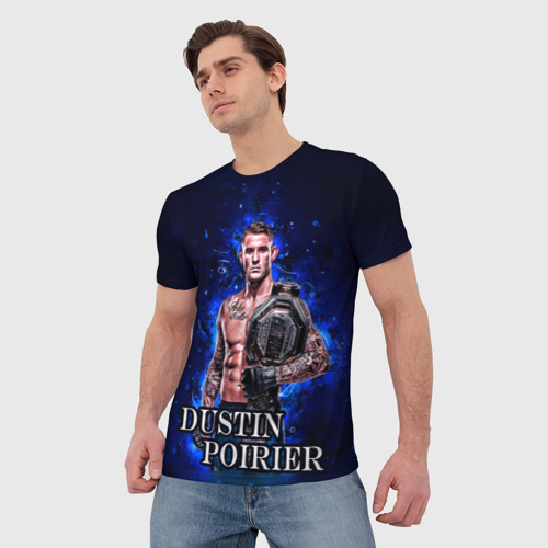 Мужская футболка 3D с принтом ДАСТИН ПОРЬЕ, фото на моделе #1