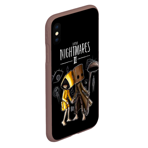 Чехол для iPhone XS Max матовый Little nightmares 2, цвет коричневый - фото 3