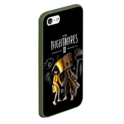 Чехол для iPhone 5/5S матовый Little nightmares 2 - фото 2