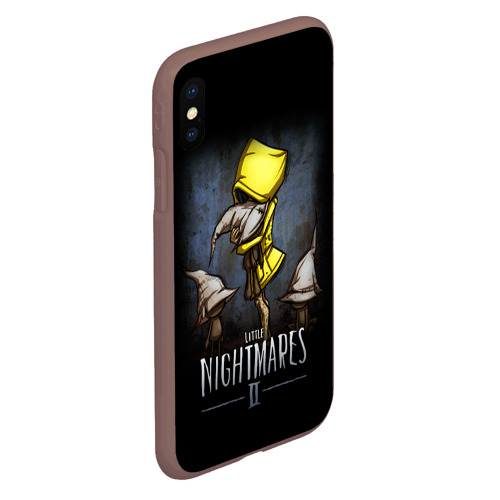 Чехол для iPhone XS Max матовый Little nightmares 2, цвет коричневый - фото 3