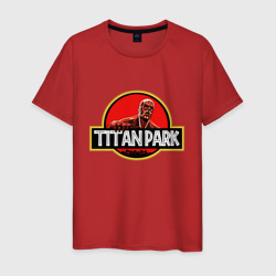 Titan Park – Мужская футболка хлопок с принтом купить со скидкой в -20%