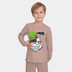 Детская пижама с лонгсливом хлопок Skoda RS Шкода РС - фото 2