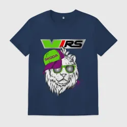 Мужская футболка хлопок Skoda RS Шкода РС