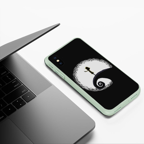 Чехол для iPhone XS Max матовый Little Nightmares 2, цвет салатовый - фото 5