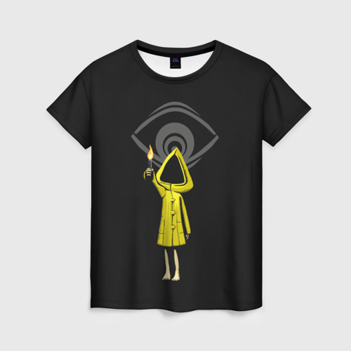Женская футболка с принтом Little Nightmares 2, вид спереди №1