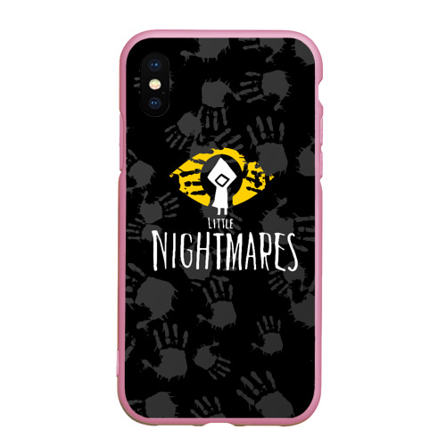 Чехол для iPhone XS Max матовый Little Nightmares, цвет розовый