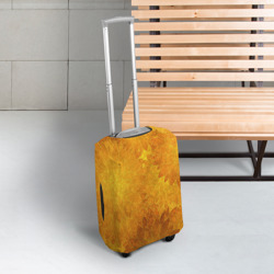 Чехол для чемодана 3D Желтые цветы - фото 2