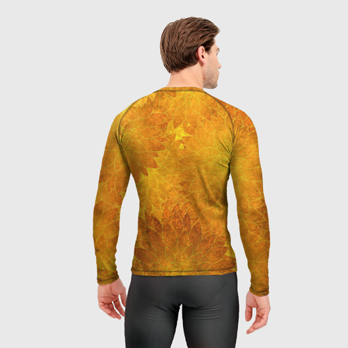 Мужской рашгард 3D Желтые цветы, цвет 3D печать - фото 4