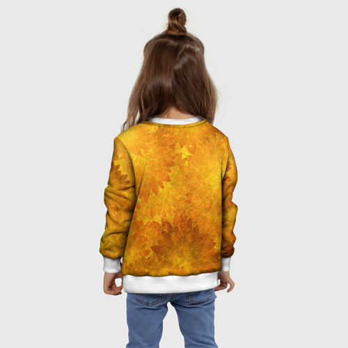 Детский свитшот 3D Желтые цветы, цвет 3D печать - фото 8