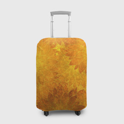 Чехол для чемодана 3D Желтые цветы