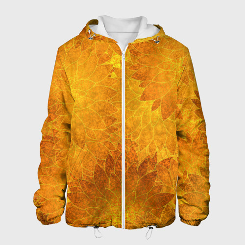 Мужская куртка 3D Желтые цветы, цвет 3D печать