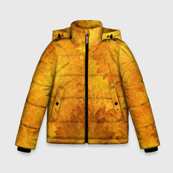 Зимняя куртка для мальчиков 3D Желтые цветы