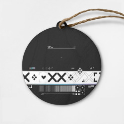 Деревянная игрушка круг Printstream: поток информации