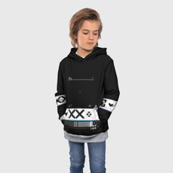 Детская толстовка 3D Printstream: поток информации - фото 2