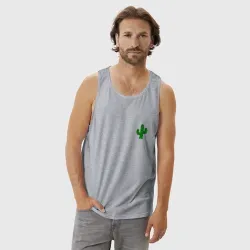 Мужская майка хлопок Кактус - фото 2