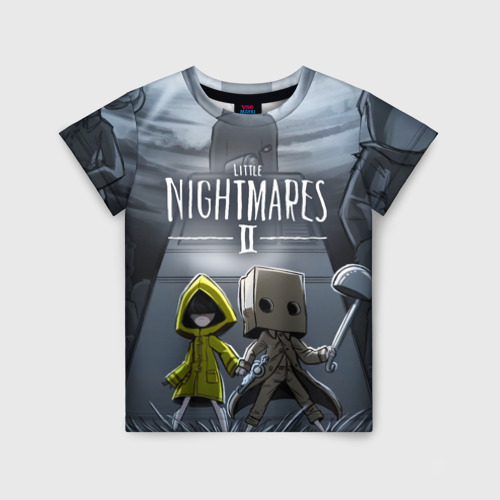 Детская футболка 3D Little nightmares 2, цвет 3D печать