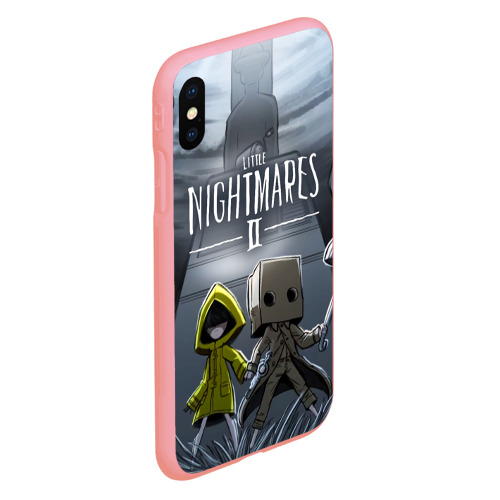 Чехол для iPhone XS Max матовый Little nightmares 2, цвет баблгам - фото 3