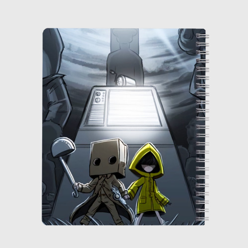 Тетрадь Little nightmares 2, цвет клетка - фото 2