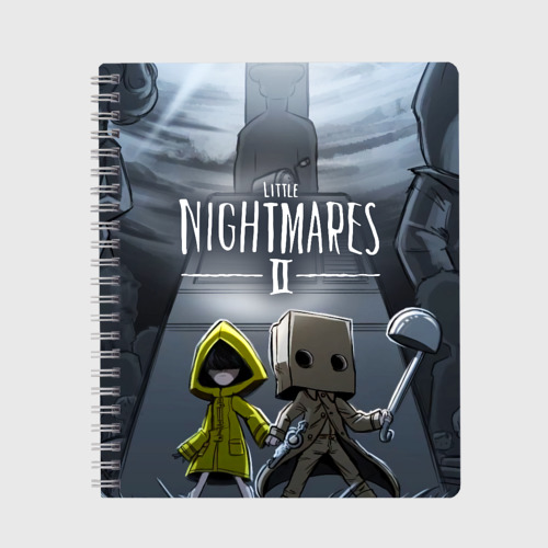 Тетрадь Little nightmares 2, цвет клетка