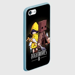 Чехол для iPhone 5/5S матовый Little nightmares 2 - фото 2