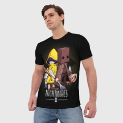 Мужская футболка 3D Little nightmares 2 - фото 2