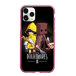 Чехол для iPhone 11 Pro Max матовый Little nightmares 2