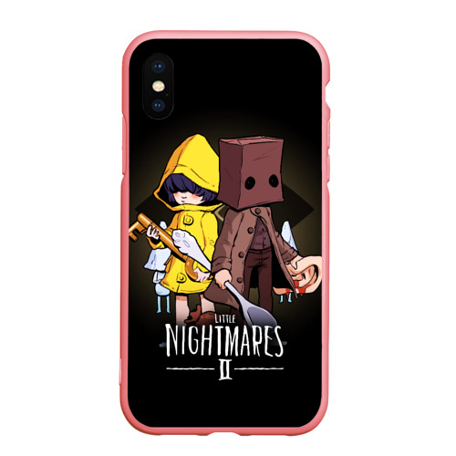 Чехол для iPhone XS Max матовый Little nightmares 2, цвет баблгам