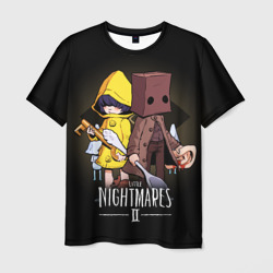 Мужская футболка 3D Little nightmares 2