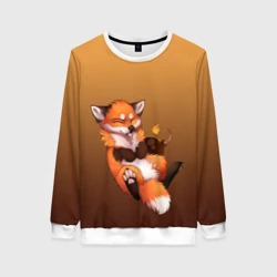 Женский свитшот 3D Взрывной характер милого лиса