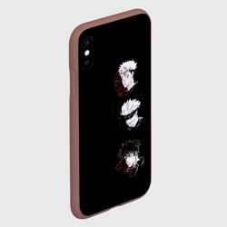 Чехол для iPhone XS Max матовый Jujutsu Kaisen три головы - фото 2