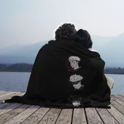 Плед 3D Jujutsu Kaisen три головы - фото 2