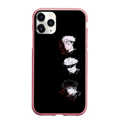 Чехол для iPhone 11 Pro Max матовый Jujutsu Kaisen три головы