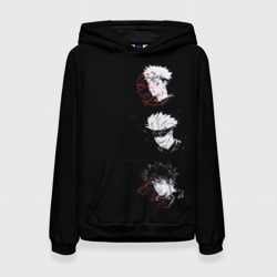 Женская толстовка 3D Jujutsu Kaisen три головы