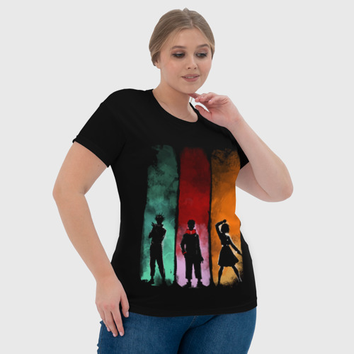 Женская футболка 3D с принтом Магическая Битва, фото #4