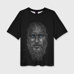 Женская футболка oversize 3D Ragnar Lodbrok