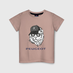 Детская футболка хлопок Фанат Peugeot