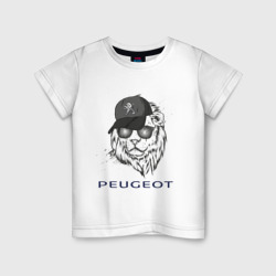 Детская футболка хлопок Фанат Peugeot