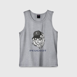 Детская майка хлопок Фанат Peugeot