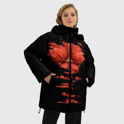 Женская зимняя куртка Oversize Титанические мышцы - фото 2