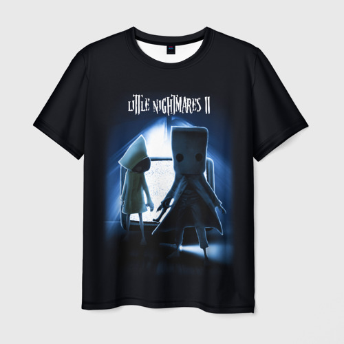 Мужская футболка 3D с принтом Моно и Шестая, вид спереди #2
