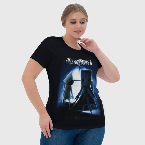 Женская футболка 3D с принтом Моно и Шестая, фото #4