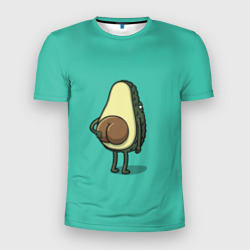 Мужская футболка 3D Slim Авокадо