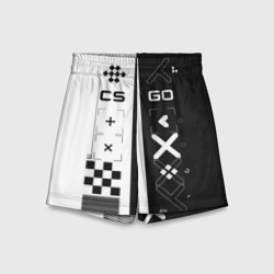 Детские спортивные шорты 3D Printstream Поток информации