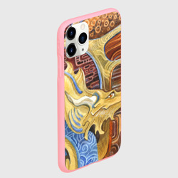 Чехол для iPhone 11 Pro матовый Узорчатый дракон - фото 2
