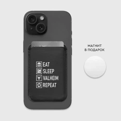 Картхолдер Magsafe магнитный Eat/Sleep/Valheim/Repeat - фото 2