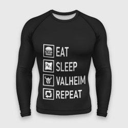 Мужской рашгард 3D Eat/Sleep/Valheim/Repeat